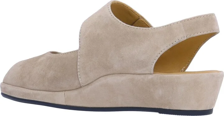 Berilita Slingback Peep Toe Wedge Sandal - Image 2