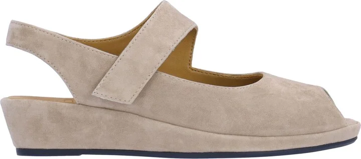 Berilita Slingback Peep Toe Wedge Sandal - Image 3