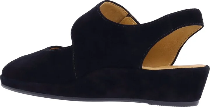 Berilita Slingback Peep Toe Wedge Sandal - Image 9