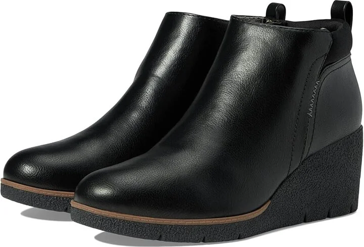 Berklie Boots Women's US 11 Black Leather Ankle Bootie KHD2129