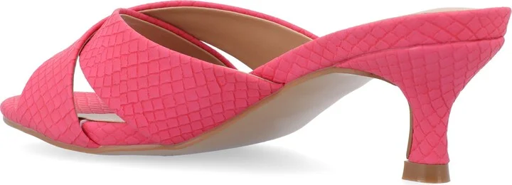 Berkly Snake-Embossed Slide Sandal - Image 2