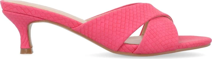 Berkly Snake-Embossed Slide Sandal - Image 4
