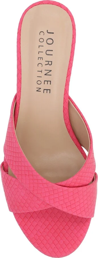 Berkly Snake-Embossed Slide Sandal - Image 5