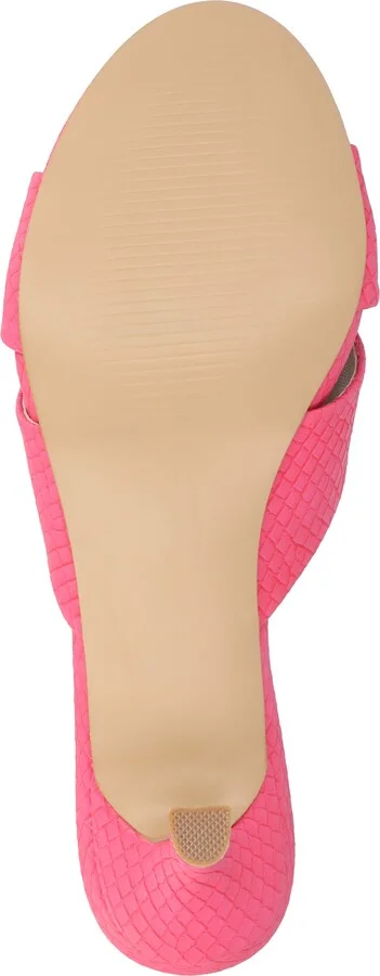 Berkly Snake-Embossed Slide Sandal - Image 6