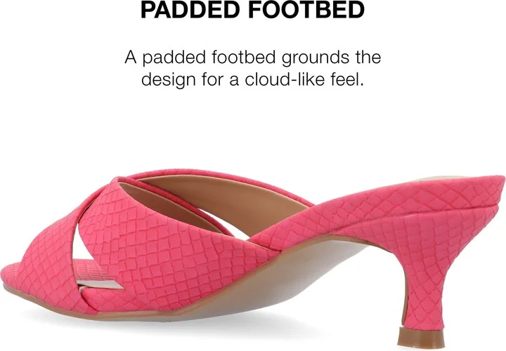 Berkly Snake-Embossed Slide Sandal - Image 10