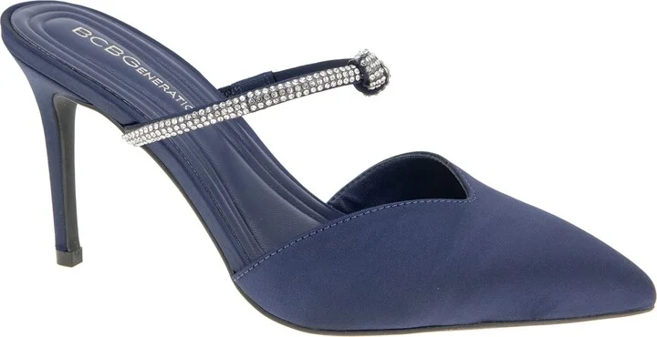 Berla Mary Jane Pointed Toe Mule