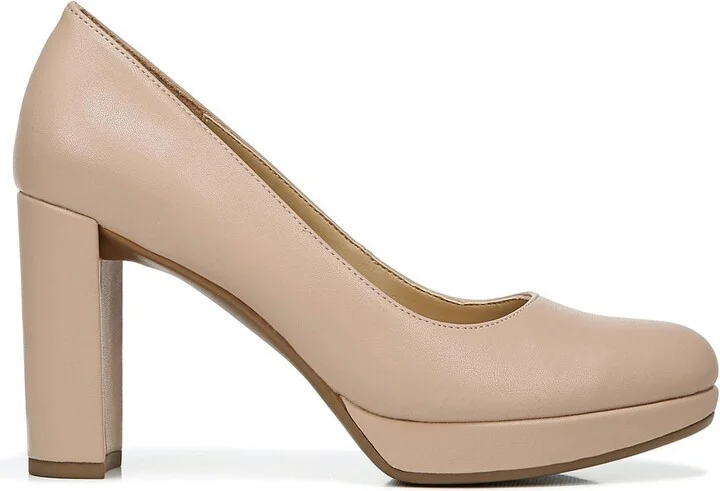 Berlin Block Heel Platform Pump - Wide Width Available - Image 3