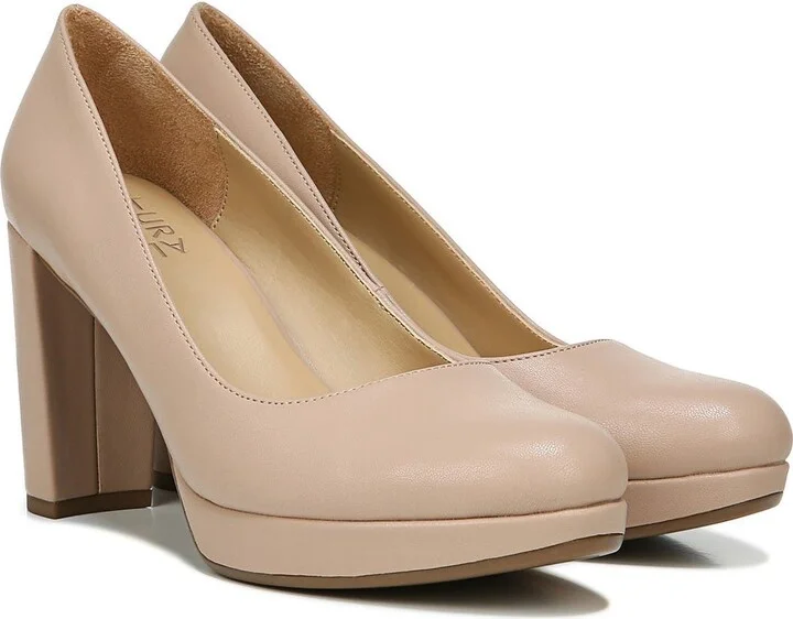 Berlin Block Heel Platform Pump - Wide Width Available - Image 6