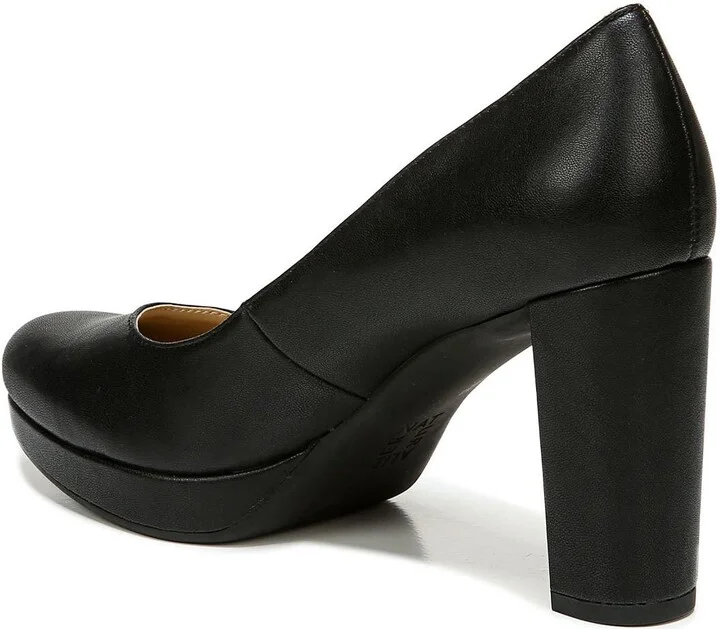 Berlin Block Heel Platform Pump - Wide Width Available - Image 8