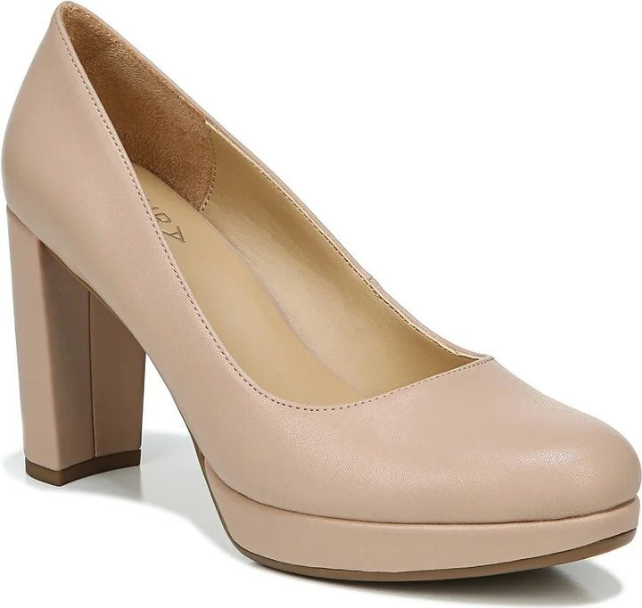 Berlin Block Heel Platform Pump - Wide Width Available