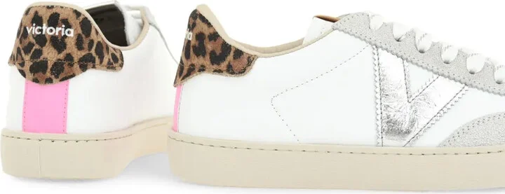 Berlín Ciclista leopard-print panel sneakers - Image 4