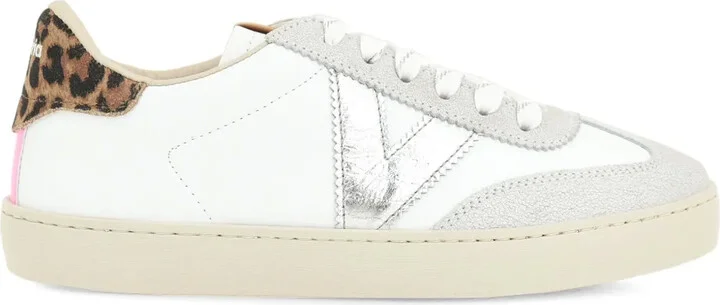 Berlín Ciclista leopard-print panel sneakers