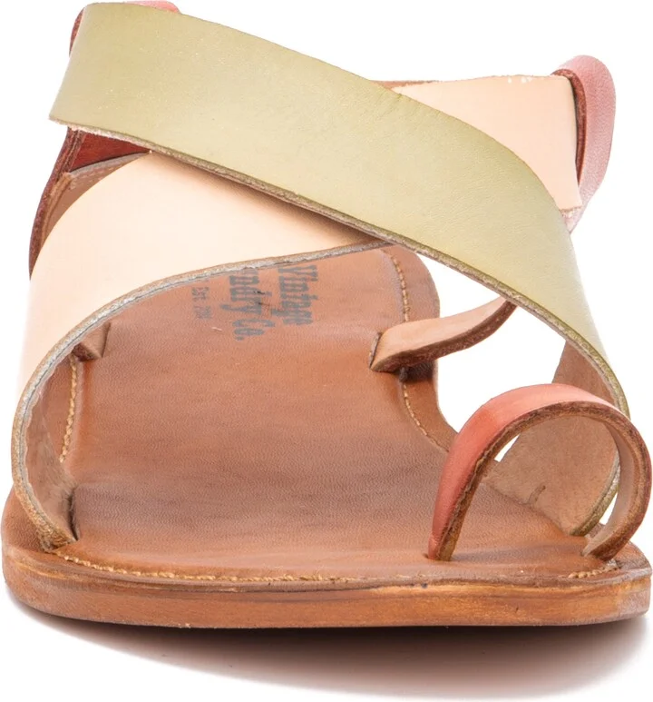 Berlynn Leather Flat Sandal - Image 4