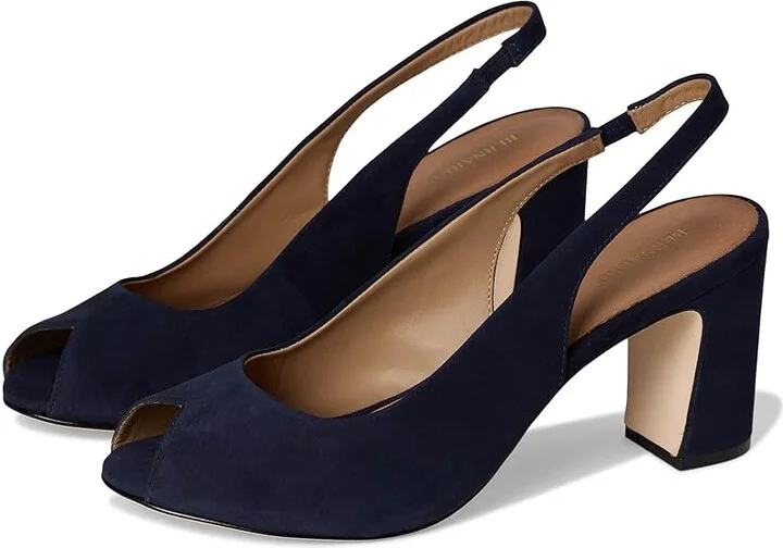 Bernardo Adell Women's Shoes Dark Navy : 7 M, Leather