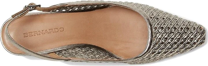 Bernardo Athena High Women's Heels Light Pewter : 7.5 M, Leather - Image 2