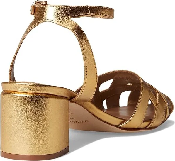 Bernardo Atlas High Women's Heels Gold : 9 M, Leather - Image 4