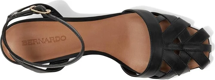 Bernardo Atlas High Women's Heels Gold : 9 M, Leather - Image 8