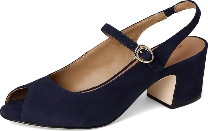 Bernardo Bailen Women's Shoes Dark Navy : 10 M, Suede - Image 5