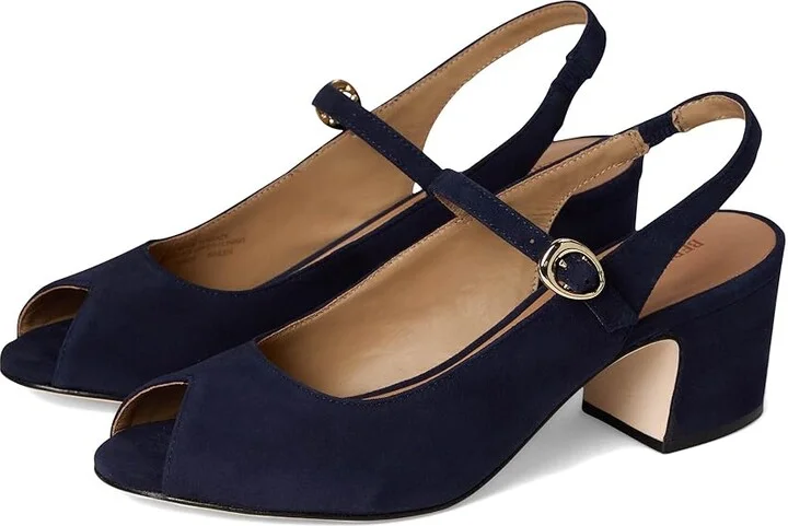 Bernardo Bailen Women's Shoes Dark Navy : 10 M, Suede