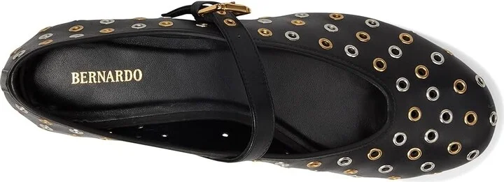 Bernardo Borden Grommet Women's Shoes Black : 11 M, Leather - Image 2