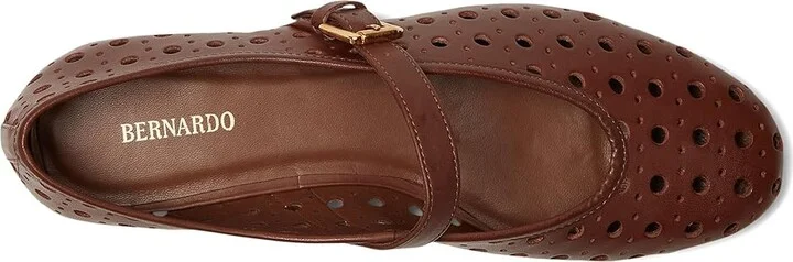 Bernardo Borden Perf Women's Shoes Mahogany : 6 M, Leather - Image 2