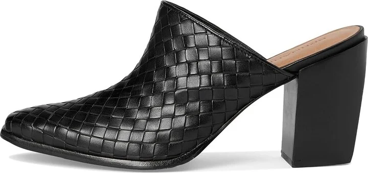 Bernardo Britt Woven High Women's Heels Black : 9.5 M, Leather - Image 6