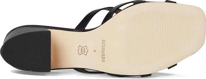 Bernardo Burgo Women's Wedge Shoes Black : 8.5 M, Leather - Image 3