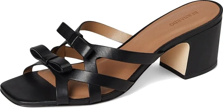 Bernardo Burgo Women's Wedge Shoes Black : 8.5 M, Leather - Image 5