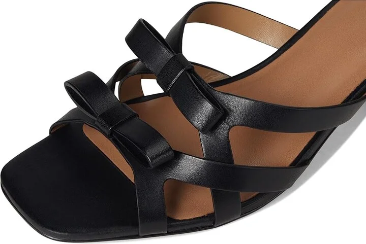 Bernardo Burgo Women's Wedge Shoes Black : 8.5 M, Leather - Image 7