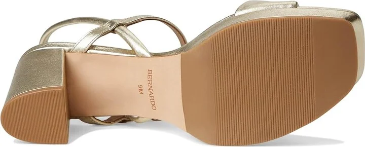 Bernardo Canto Women's Wedge Shoes Champagne : 11 M, Leather - Image 3