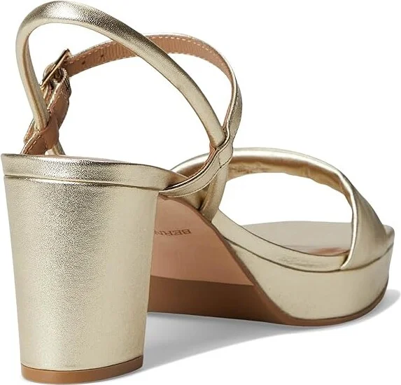 Bernardo Canto Women's Wedge Shoes Champagne : 11 M, Leather - Image 4