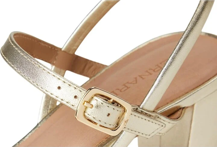 Bernardo Canto Women's Wedge Shoes Champagne : 11 M, Leather - Image 7