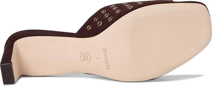 Bernardo Cenza Grommet Women's Sandals Dark Chocolate : 8 M, Leather - Image 3