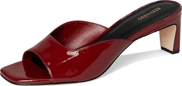 Bernardo Cenza Women's Sandals Dark Red : 10 M, Leather - Image 5
