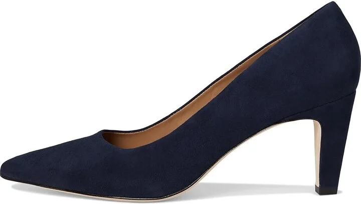 Bernardo Giselle High Women's Heels Dark Navy : 8 M, Suede - Image 6