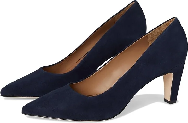 Bernardo Giselle High Women's Heels Dark Navy : 8 M, Suede