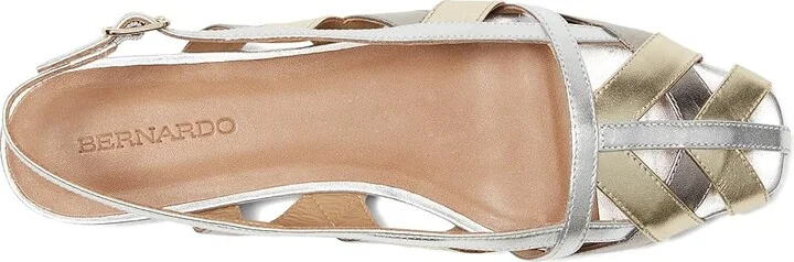 Bernardo Glinda High Women's Heels Mettallic : 6 M, Leather - Image 2