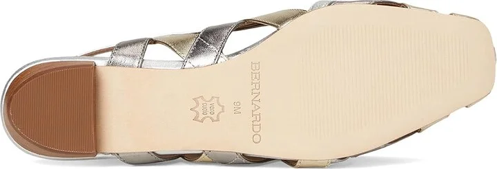 Bernardo Glinda High Women's Heels Mettallic : 6 M, Leather - Image 3