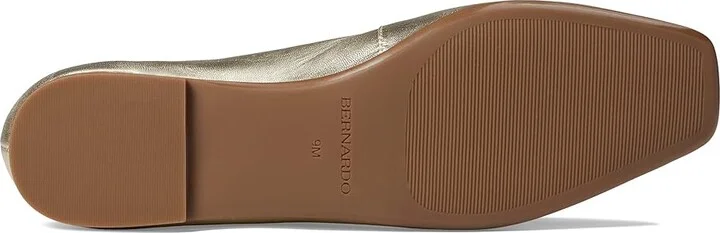 Bernardo Gwynn Women's Flat Shoes Champagne Nappa Mestico : 6 M, Leather - Image 3