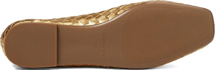 Bernardo Gwynn Woven Women's Shoes Gold : 6.5 M, Leather - Image 3