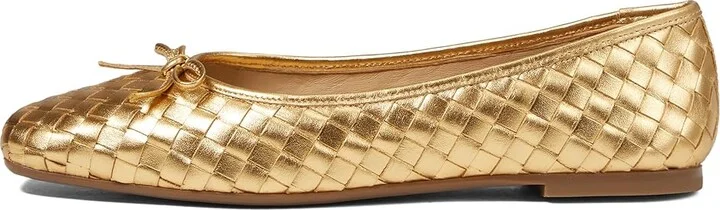 Bernardo Gwynn Woven Women's Shoes Gold : 6.5 M, Leather - Image 5