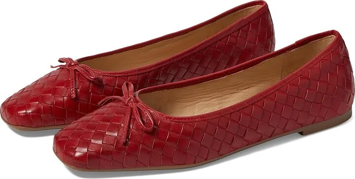 Bernardo Gwynn Woven Women's Shoes Red : 6 M, Leather