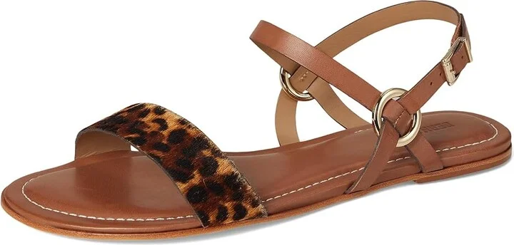 Bernardo Henre Haircalf Women's Wedge Shoes Natural Leopard/Luggage : 11 M, Leather - Image 5