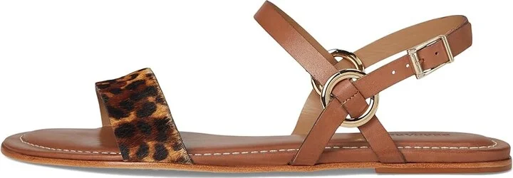 Bernardo Henre Haircalf Women's Wedge Shoes Natural Leopard/Luggage : 11 M, Leather - Image 6