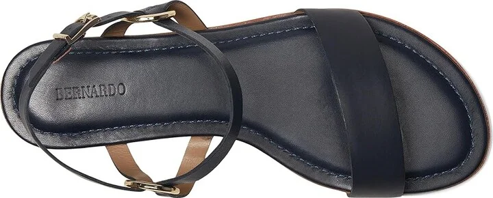 Bernardo Henre Women's Wedge Shoes Navy : 6.5 M, Leather - Image 2