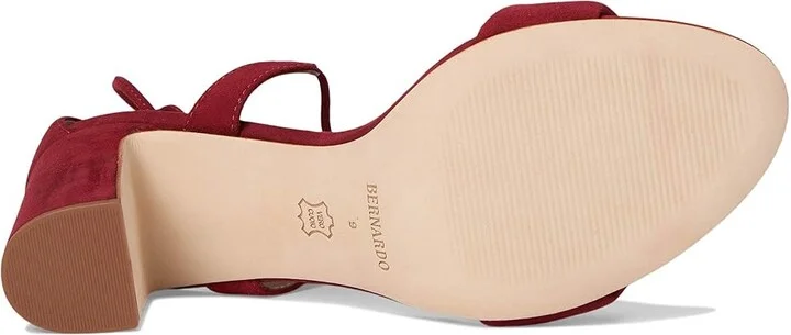 Bernardo Ieda Women's Sandals Dark Red : 6.5 M - Image 3