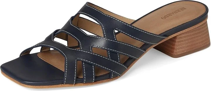 Bernardo Jacin Women's Wedge Shoes Navy : 6 M, Leather - Image 5
