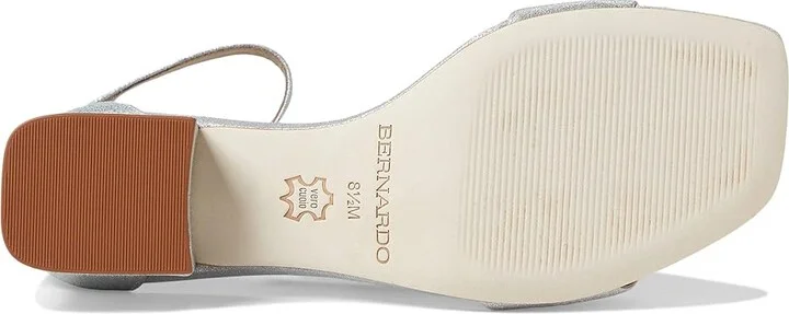Bernardo Jalena Women's Shoes Silver Metallic Suede : 6 M - Image 3