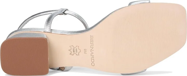 Bernardo Josei Women's Wedge Shoes Silver : 6 M, Leather - Image 3