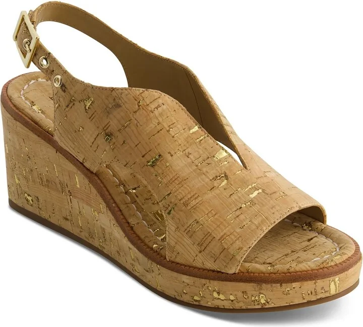 Light Brown/Metallic Gold Cork Print
